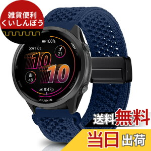 �y���������z[KeeFos] 22mm �o���h Garmin(�K�[�~��) Venu 4 45mm/Venu 3 45mm/2/Forerunner 570 47mm/265/255/Vivoactive 4/Active�Ή� �����o���h �i�C�����f�� ���C�o�b�N�� �}�O�l�b�g���o�b�N�� �ւ��x���g �҂ݕ� 