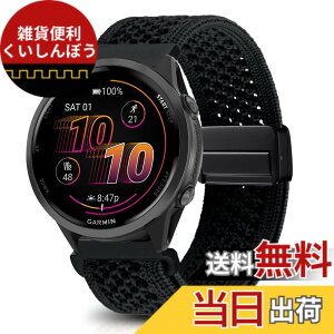 �y���������z[KeeFos] 22mm �o���h Garmin(�K�[�~��) Venu 4 45mm/Venu 3 45mm/2/Forerunner 570 47mm/265/255/Vivoactive 4/Active�Ή� �����o���h �i�C�����f�� ���C�o�b�N�� �}�O�l�b�g���o�b�N�� �ւ��x���g �҂ݕ� 