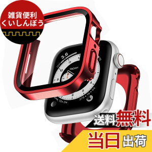 �y���������z�y�t���J�o�[�ی�zKawoco �A�b�v���E�H�b�` �h�� �J�o�[ Apple Watch SE Series 10 9 8 7 6 5 4 �Ή� �P�[�X 2 in 1 �O��̕ی� �ϏՌ� iWatch ��̌^ �P�[�X �F�F����̃��b�h�A�T�C�Y�F40mm