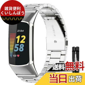 �y���������zAnkersaial �o���h �Ή� Fitbit Charge 6/ Fitbit Charge 5,�����o���h �r�W�l�X�� �X�e�����X�� �T�C�Y���߉\ �����H��t�� �����x���g �ւ��x���g �R���p�`�u�� �F�F�V���o�[�A�T�C�Y�F