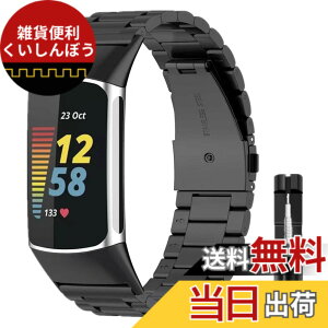 �y���������zAnkersaial �o���h �Ή� Fitbit Charge 6/ Fitbit Charge 5,�����o���h �r�W�l�X�� �X�e�����X�� �T�C�Y���߉\ �����H��t�� �����x���g �ւ��x���g �R���p�`�u�� �F�F�u���b�N�A�T�C�Y�F