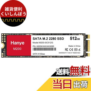 �y���������zHanye ����SSD SATA M.2 2280 SATA III 6.0Gb/s 550MB/s M200 ���K�㗝�X�i ����3�N �T�C�Y�F512GB