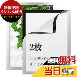 �y���������zLEADINTOP �_�C�������h�A�[�g �t�H�g�t���[�� 2�� �}�O�l�b�g�t�� 30 x 40 cm �_�C�������h�G��p �ǂ������Ȃ� ���ȔS���� �Ǌ|�� �f�B�X�v���C�t���[�� �ʐ^�t���[�� �\���� �|