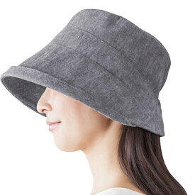 【送料無料】UVカット率99％ 紫外線対策 uvカット帽子 レディース！播州織の軽くてしっかり帽子
