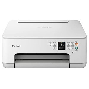 �L���m�� Canon �v�����^�[ A4�C���N�W�F�b�g�����@ PIXUS TS7530 �z���C�g 2021�N���f�� �e�����[�N���� 5�F�E�Ɨ��^�E�Ή��C���NBCI-300/301�V���[�Y