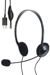 �G���R�� �L���w�b�h�Z�b�g USB �}�C�N�t�� �I�[�o�[�w�b�h ���� �y�� ���^ �E�C���h�X�N���[�� �{�����[���R���g���[���[�t�� �u���b�N HS-HP14SUBK