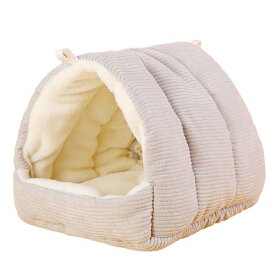ARYRA モルモット フェレット うさぎ ベッド ハウス 家 小屋 寝床 隠れ家 吊り下げる鳥暖かい巣箱 ハムスターハンモック ハリネズミ ハウス ドーム型冬用ペットベッド 小動物ハウス 遊び場