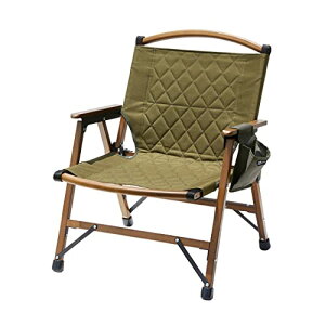 WAQ Folding Wood Chair �t�H�[���f�B���O�E�b�h�`�F�A ���[�`�F�A �܂肽���݃`�F�A �E�b�h�`�F�A �L�����v�`�F�A �L�����v�֎q �h�����N�z���_�[ (OLIVE(�I���[�u))