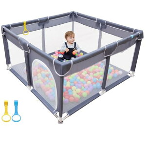 xr[T[N 120x120cm Ԃ  t xr[tFX ܂肽 baby playpen qT[N gȒP \ [obOt {玙 qVїp (O[)