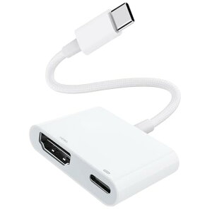 USB Type-C HDMIϊA_v^ 2in1 Type-C HDMI ϊ 4K@30Hz fo Digital AVA_v^ ~[O TV PS3/PS4/swithKp PD}[d iPhone 16 15 Pro Pro Max iPad MacBook GalaxyΉ