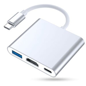 USB Type C HDMI A_v^ VIZKRXIy2025 4Kz 3in1 USB ^Cvc ϊA_v^ iphone/MacBook Pro/Air iPad Pro/Air iMac Switch Dell XPS Steam Deck ̑ Type-C foCXɑΉ ? ݑΖ ItBX oiVo[