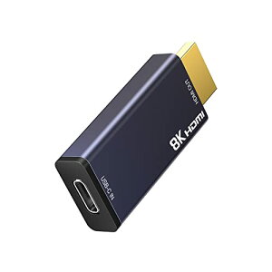 USB-C HDMI 2.1 ϊA_v^ 8K@60Hz 4K@120Hz ^y HDMIfBXvCType-CΉ Thunderbolt 3/4Ή USB-C[烂j^[EerEvWFN^[ɒPo