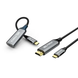 S̓{ MSL FORCE USB-C TYPE-C HDMI ϊA_v^ [DPAlt[hΉUSB-C|[gp] 4K60Hz uc0107r Type-CIX to HDMI (X) 1