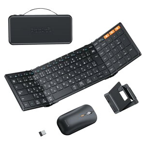 ProtoArc L[{[h CX }EXZbg ܂肽ݎ 3䓯ڑ Bluetooth/USBڑ  y RpNg tTCY USB-C[d X}zpX^h [obOt }EX L[{[hBlueto