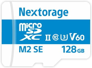 Nextorage {[J[ UHS-II }CNSDJ[h 128GB microSDXC U3 V60 Ǐoő280MB/s ݍő100MB/s NX-M2SE128G lNXg[W microSDJ[h