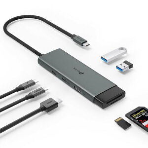 y@z TP-Link 7-in1 USB Type-C 7|[gnu / 4K@60Hz HDMI/SD & microSD UHS-I / 100Wd / USB3.0x 2 / vOvC UH7020C