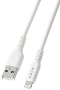 �G���R�� ���C�g�j���O�P�[�u�� 1m Lightning to USB-A Apple�F�ؕi 12W iPhone �[�d �yMfi�F�؁z �z���C�g MPA-UALECD10WH