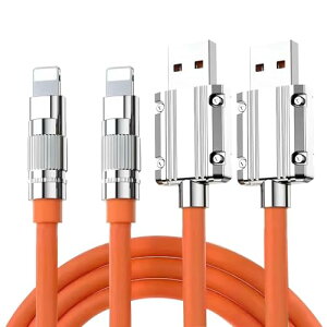 iPhone [dP[u USB to Lightning 1m{ }[dΉ MFiF CgjOP[u ϋv ߂h~ N₩ȃIWF y60g݌v iPhone 14 / 14 Pro Max / 14 Plus / 13 / 13 Pro / 12 / 11 / X/XS/XR / 8