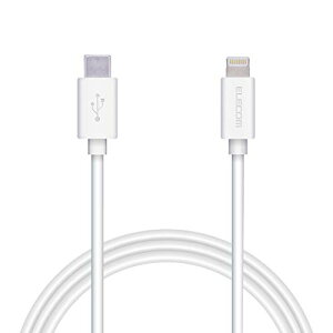 GR Type-C to LightningP[u (USB PDΉ) CgjO iPhone [dP[u X^_[h y iPhone 13 / 12 / SE (2) Ή z AppleFؕi 1m zCg MPA-FCL10WH