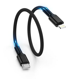 GAEF ^CvC CgjOP[u Z iPhone [dP[u 0.3M PD 25W MFiF }[d&f[^] USB-C LightningP[u 30cm gѕ֗ ϋviC Type-C to ACtH [d킯[Ԃ iP