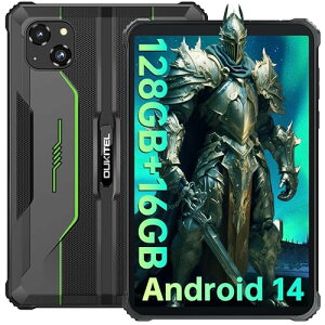 OUKITEL RT3 PRO Android14 h^ubg 8C` hhoϏՌ^ubgPC 16GB RAM 128GB ROM (1TBg\) MediaTek 8RA 5150mAh eʃobe[ 16MP+8MP J̊ʃbN fA SIM 4GANFC