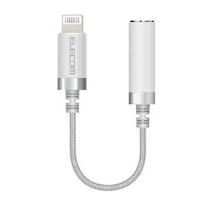 �G���R�� �C���z���A�_�v�^ �y Lightning - 3.5mm �z �C���z���W���b�N�ϊ� 4�� �ʘb/���y�Ή� ���ϋv Apple�F�ؕi �z���C�g MPA-L35S01WH