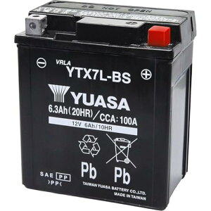 ��p���A�T YTX7L-BS �V�[���h�^ AGM �o�C�N�p�o�b�e���[ (TAIWAN YUASA)