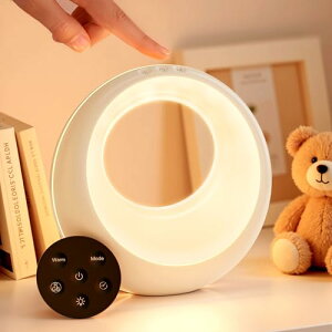 Auxmir �������C�g �i�C�g���C�g �x�b�h�T�C�h�����v 7�FRGB�ω� 9���[�h�ؑ� �����R���t�� �^�C�}�[�@�\ USB�[�d�� 2000mAh��e�� �������F �ԐڏƖ� ������� �^�b�`�Z���T�[ ����/���ނւ��p