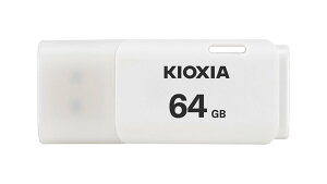 64GB USB������ USB2.0 KIOXIA �L�I�N�V�A TransMemory U202 �L���b�v�� �z���C�g �C�O���e�[�� LU202W064GG4