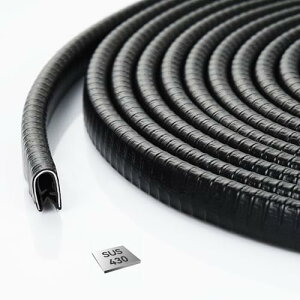 AiQInu �h�A�G�b�W�v���e�N�^�[ SUS430����X�e�����X �� ���h�~ �Փ˖h�~ �ԗp�h�A���[�� �����ጸ ���؂艹�ጸ �h�A�v���e�N�^�[ U�� �ڒ��܂Ȃ� �E���ȒP �t�F���_�[���[�� ���ׂĂ̎Ԏ��