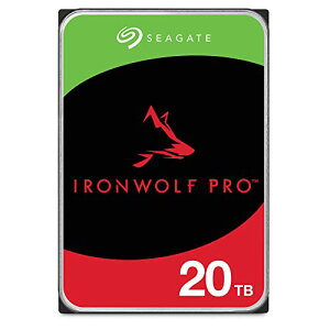 �y�@�zSeagate IronWolf Pro 3.5�C���` �y�f�[�^���� 3�N�t�z 20TB ���� �n�[�h�f�B�X�N HDD CMR 5�N�ۏ� 6Gb/s 256MB 7200rpm 24���ԉғ� PC NAS ST20000NT001