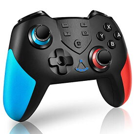 Switch コントローラー Bluetooth 接続 HD振動 スイッチ コントローラー 高耐久ボタン 6軸ジャイロセンサー スイッチ プロコントローラー TURBO連射機能 背面ボタン付き スイッチ プロコン 日本語