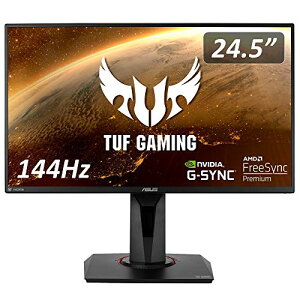 ASUS TUF Gaming �Q�[�~���O���j�^�[ VG259Q 24.5�C���` �t��HD IPS 144Hz 1ms HDMI×2 �|�[�gDP Adaptive-sync ELMB
