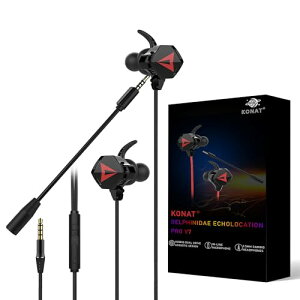 Pro V7 }CNtQ[~OCz for Gaming L Q[~OCz ps5 Cz oCm[ TEh ubN Nintendo Switch ݑΖ e[N rfIc [g[N 3.5mmϊ