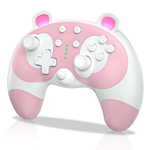 STOGA ���ʂ��� �ǂ��Ԃ̐X (PINK) Nintendo Switch �R���g���[���[ �v���R�� �W���C�R�� �X�C�b�`�R���g���[���[ ���C�����X �Q�[�~���O �A�ˋ@�\ �W���C���Z���T�[���� �Q�[���p�b�h �^�b�`�p