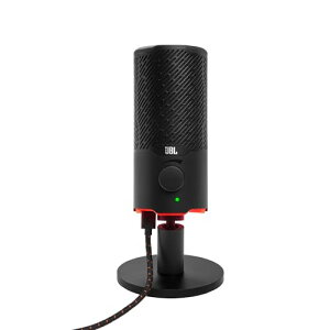 JBL Quantum Stream USB}CN Xg[~O/R[fBO/Q[pɍꂽAȒPȃ~[gA{[Rg[Ajo[T}EgB