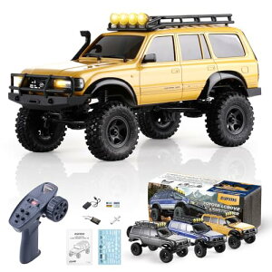 FMS 1/18�X�P�[��RC�N���[���[ �z�r�[���W�R�� FCX18 RTR �����h�N���[�U�[(LC80)�g���^���C�Z���X4WD RC���b�N�g���b�N2.4GHz�z�r�[�O���[�hRC�J�[�A�E�g�h�A �����[�g�R���g���[�� 900mAh�o�b�e���[