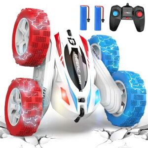 DEERC ���W�R���J�[ �q������ ���W�R�� �I�t���[�h �X�^���g�J�[ �l�֋쓮 360�x��] ���ʑ��s �o�b�e���[2�� 40���ԑ��� RC�J�[ �����R���J�[ ���� 2.4Ghz�������� ���蕨 �a���� ���� ���ǂ���