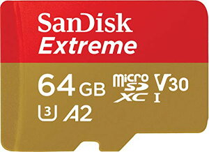 Sandisk 64gb Extreme microsd uhs iJ[h X}[gtHAANVJAh[ł4KrfIp 170mb/bǂݎA80mb/s sdsqxah 064g gn6mnAbh/S[h