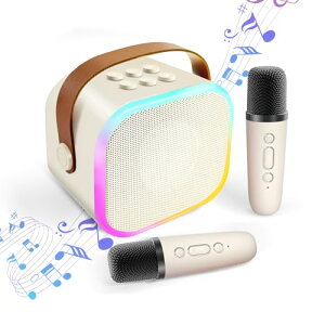 HolyCrab JIPZbg Bluetooth}CN 2{ Mini JIPZbgƒp JIP}CN }CN JIP JIP Xs[J[ ƒp PAZbg CX }CN karaoke }CN J[LEDC