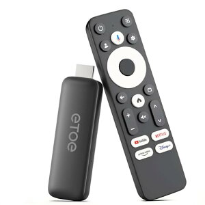 ETOE Google TV {bNXANetflix FAXg[~O fBA v[[ T|[g Google cast/Google Assistant/Wifi 2.4G 5G/Bluetooth 5.0 - 낢