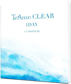 TeAmo 1DAY CLEAR 高含水 【30枚×1箱】 1日使い捨て コンタクト 【BC】 8.6 【PWR】 -3.25