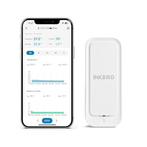 INKBIRD xv Bluetooth hxv xv x drt xxf[^K[ CX  Op xv AvŉxǗ 2Nԃf[^ۑƃGNX|[gX}[gOCxv