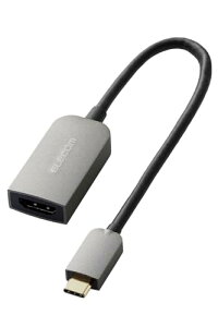 GR GR usb c - HDMI ϊA_v^ 4K/60Hz }`fBXvC ~[O 0.15m P[u yiPhone/Google Pixel/Xperia/Galaxy/iPad/Surface ȂǂɑΉz Vo[ ECAD-CHDMIQGM4