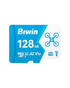 Biwin microSDJ[h MS160 128GB 160MB/sǏoE120MB/s TFJ[h SDXC UHS-I U3 V30 4K UHD & Full HDBeΉ J[h [J[10Nۏ