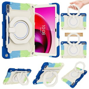 Aokil softbank Lenovo tab7 �P�[�X Lenovo ���m�{ Tab7 10.6�C���` �J�o�[ 2023�N���� (SoftBank A301LV)�p �����O�t�� �J�o�[ �ω��h�� �����h�~ �h�o�ی� ���w�\�� �ϏՌ� �n���h���t�� 360�x��]�X�^���h �y