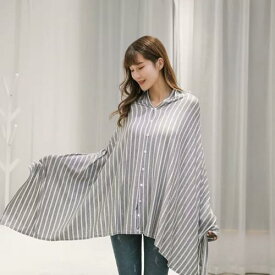 [Chewes Kwen] 授乳ケープ ストール ポンチョ 綿 4way 授乳カバー【産婦人科看護師推薦】 360度 安心 オシャレ uvカット 透けない 授乳 多機能 マタニティ 人気 大きめ 伸縮性 ベビーカーカバー オ