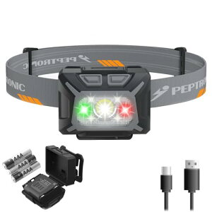 PEPTRONIC wbhCg fAp[ USB-C[d P4dr p 350[ Px LED wbhv y`ECI/EԁE3F/9[h/SOSz IPX4h 60°px y h