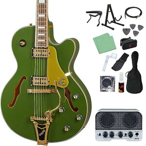 Epiphone Emperor Swingster Forest Green Metaric GLM^[S14_Zbg yBluetoothڃ~jAvtz tARM^[ GstH