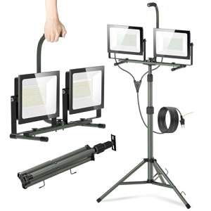 KIWEN  led Ɠ 160W 20000lm O [NCg hIP66 2Ή X^ht OrtX^hCg 106-195cm ƃCg F 6500K Px M  ȃGl y